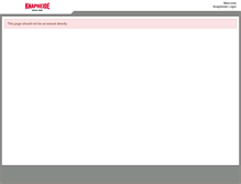 Tablet Screenshot of login.knapheide.com